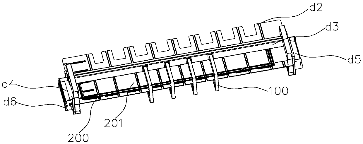 Automatic cloth clamping and changing embroidery equipment with left and right cloth rollers