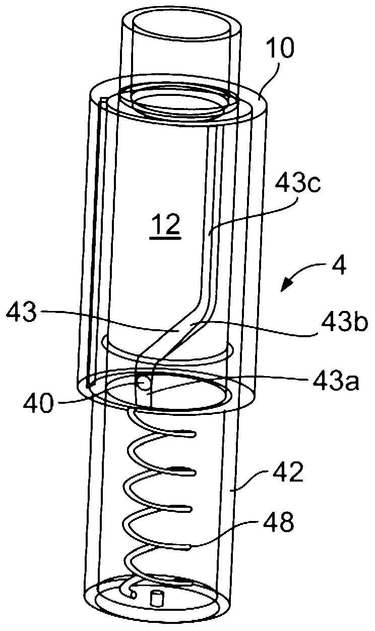 Medicated module with automatic reservoir engagement