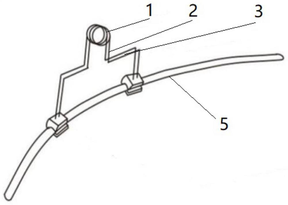 Auxiliary impacted tooth traction device and traction method