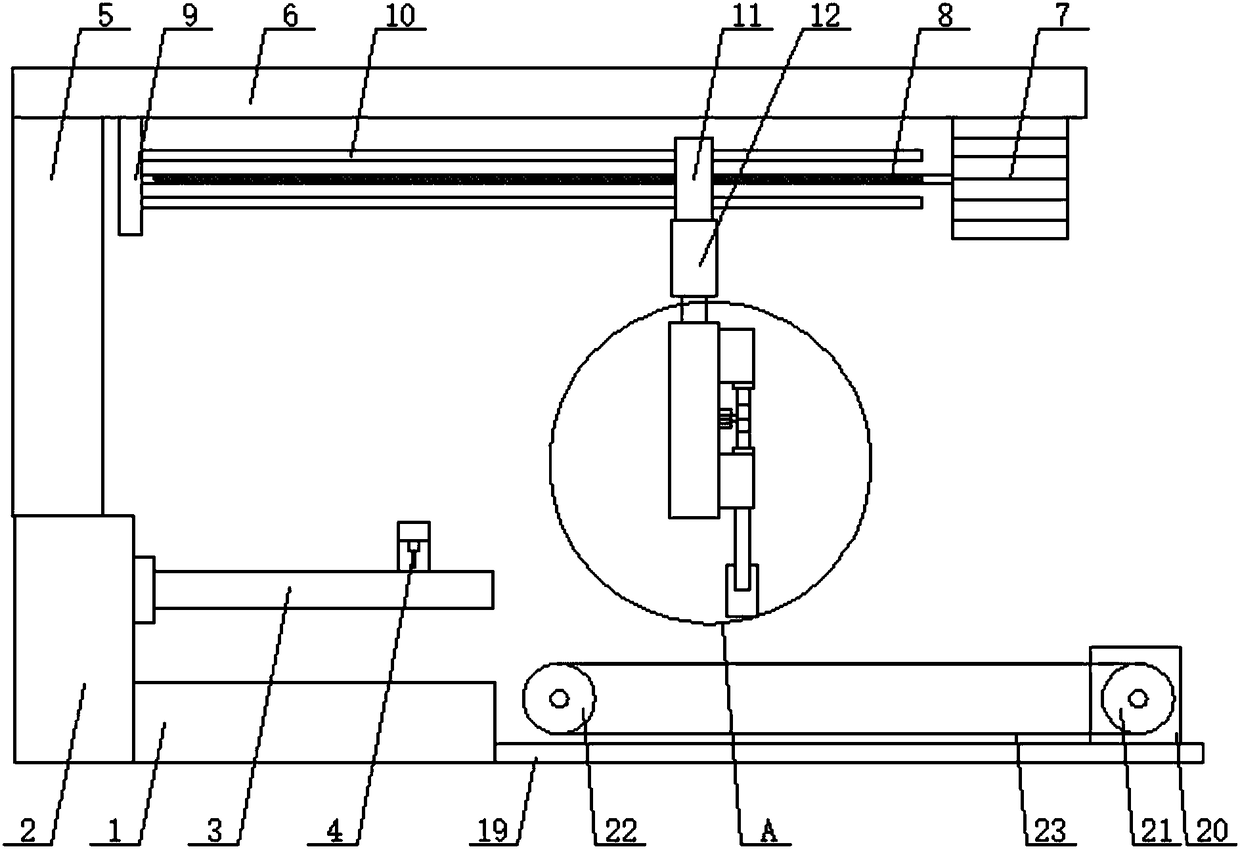 A paper cutting tube machine with automatic loading and unloading