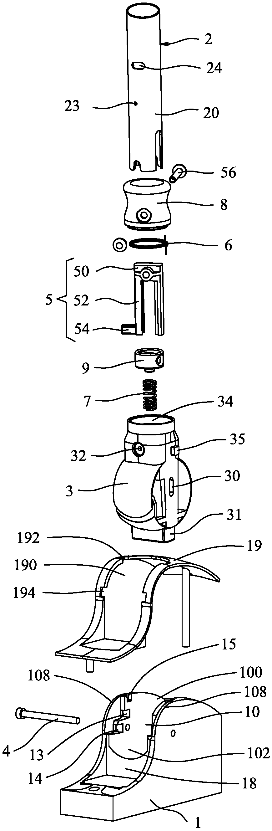 Folding mechanism and folding trolley