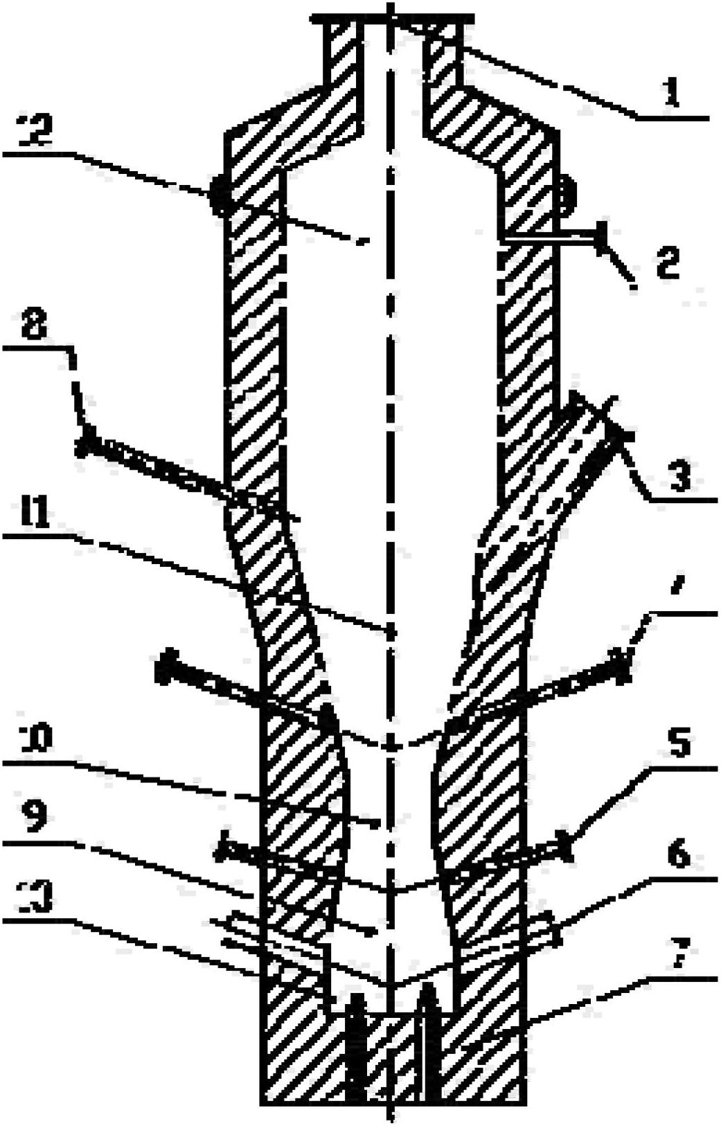 Household garbage and burning fly ash joint-disposal method and equipment