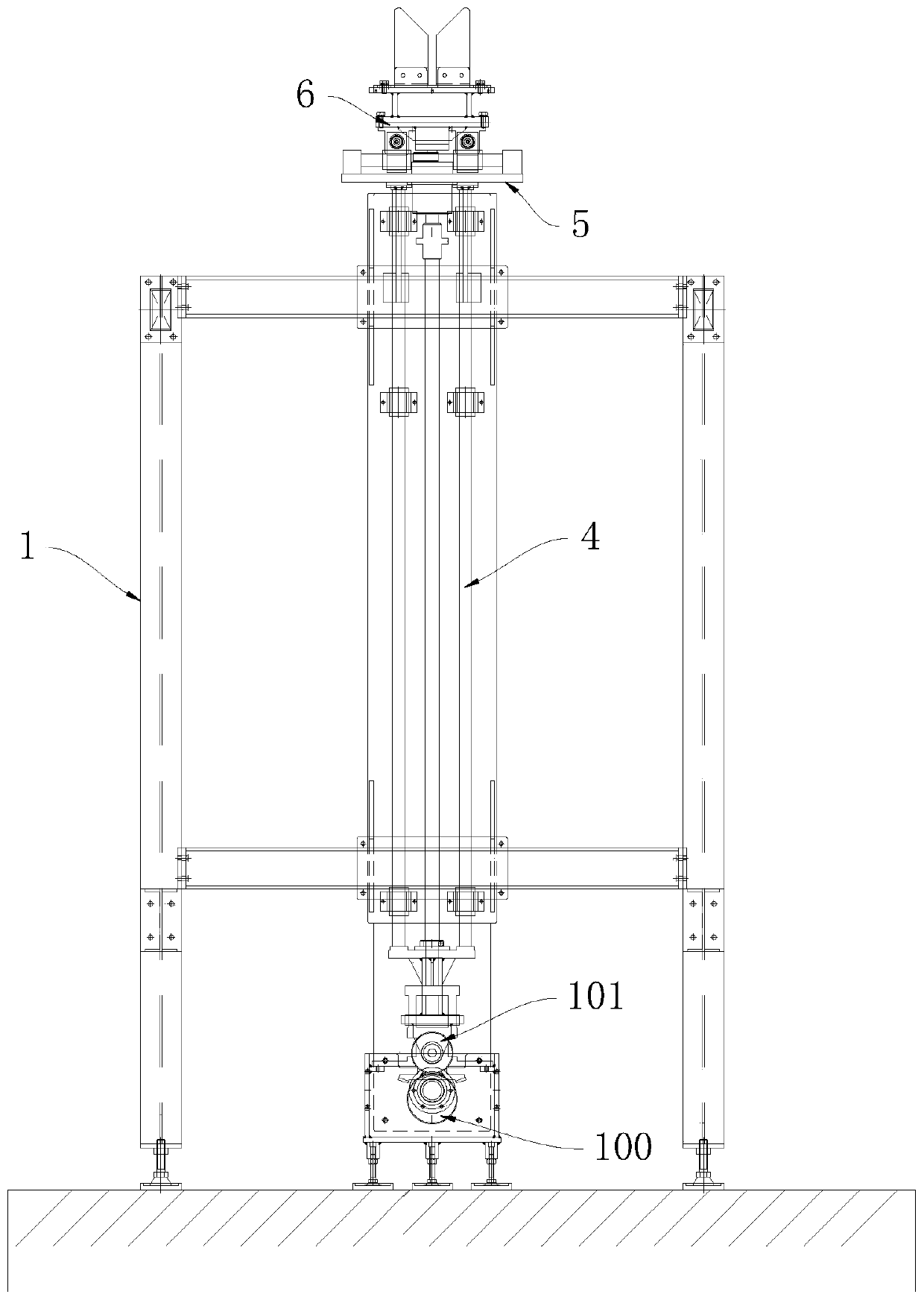 Three-leaf rose line 3D swinging device and method of electroplating equipment