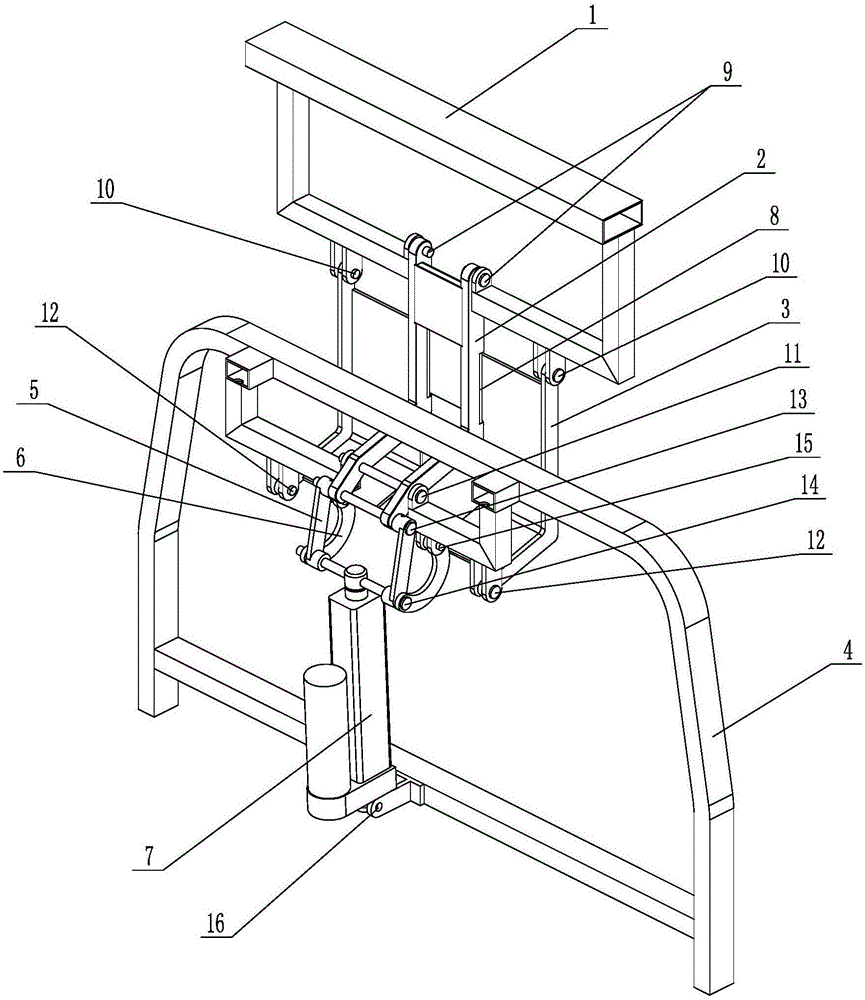 Electric lifting armrest structure