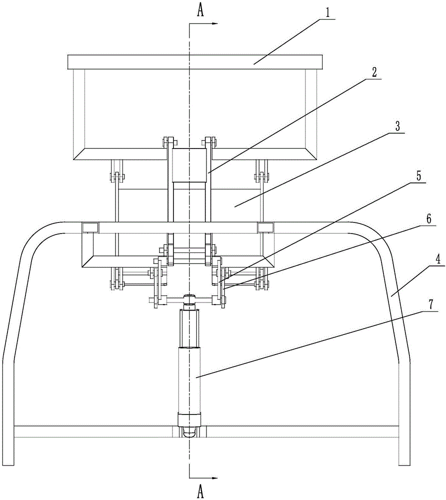 Electric lifting armrest structure