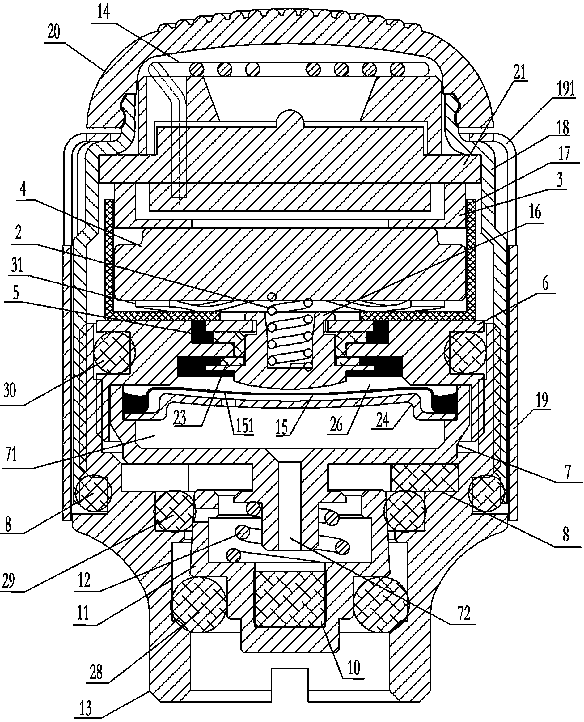 Tire burst monitoring sensor