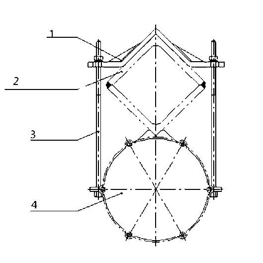 Real-time measuring method and device for lateral perpendicularity of tower crane steel structure