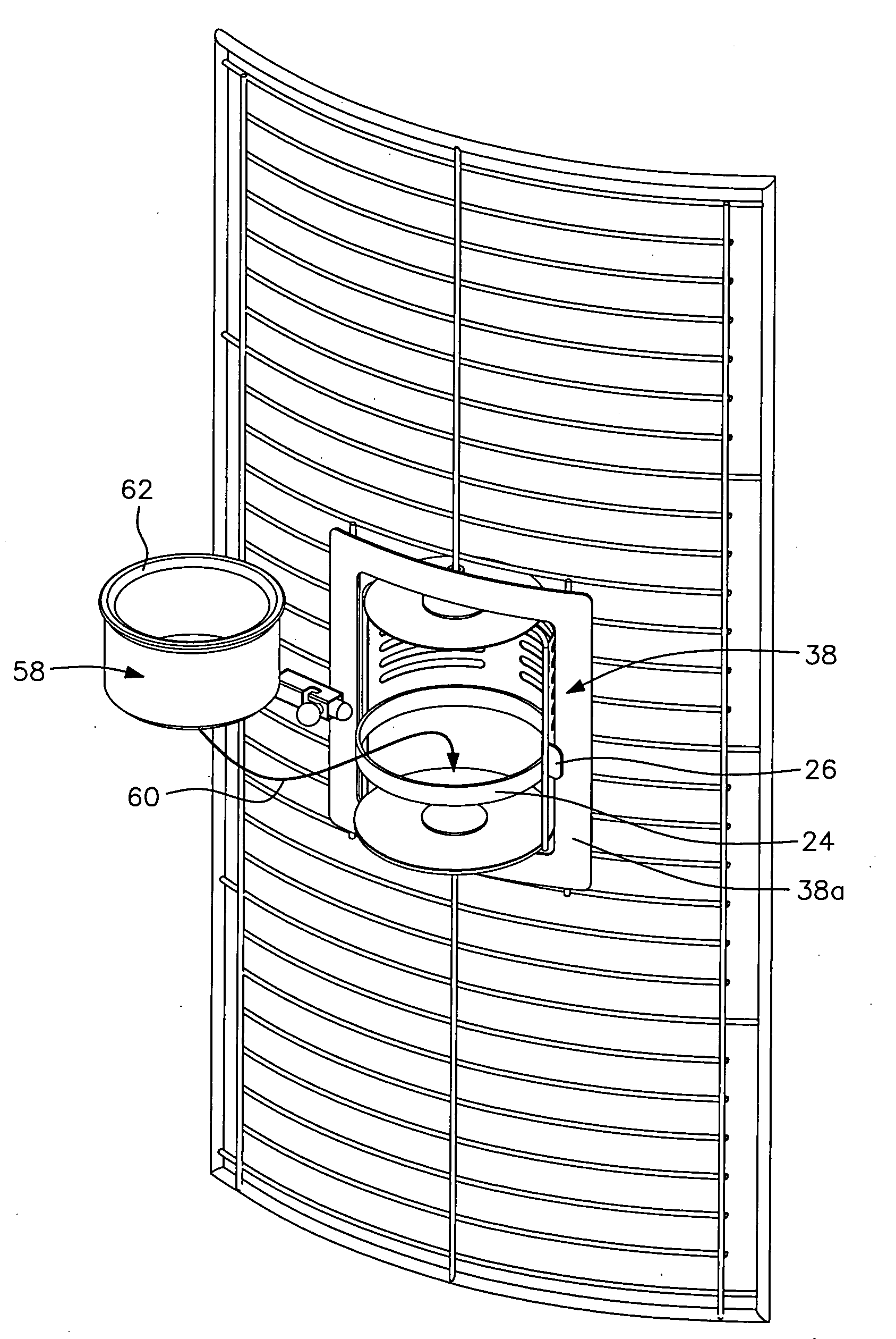 Revolving bird feeding assembly