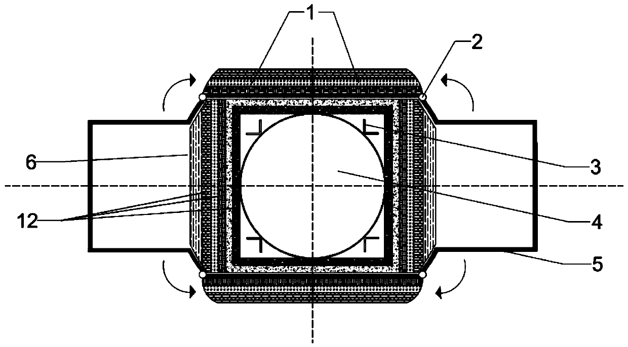 Novel container radiation protection device with variable shielding layers