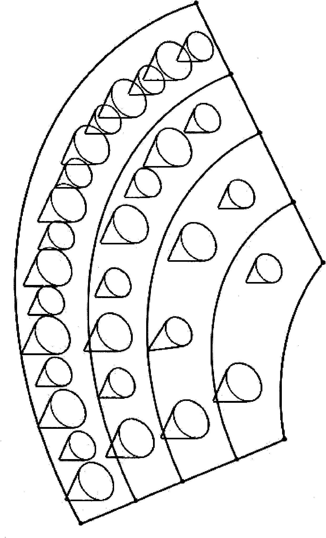 Fractal design method for roller bit gear teeth structure