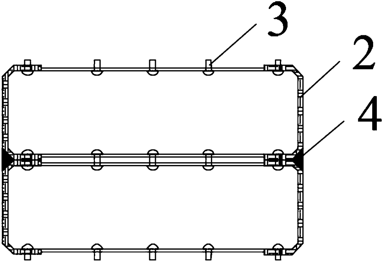 Cast-in-place pile structure passing through karst cave and construction method of cast-in-place pile structure