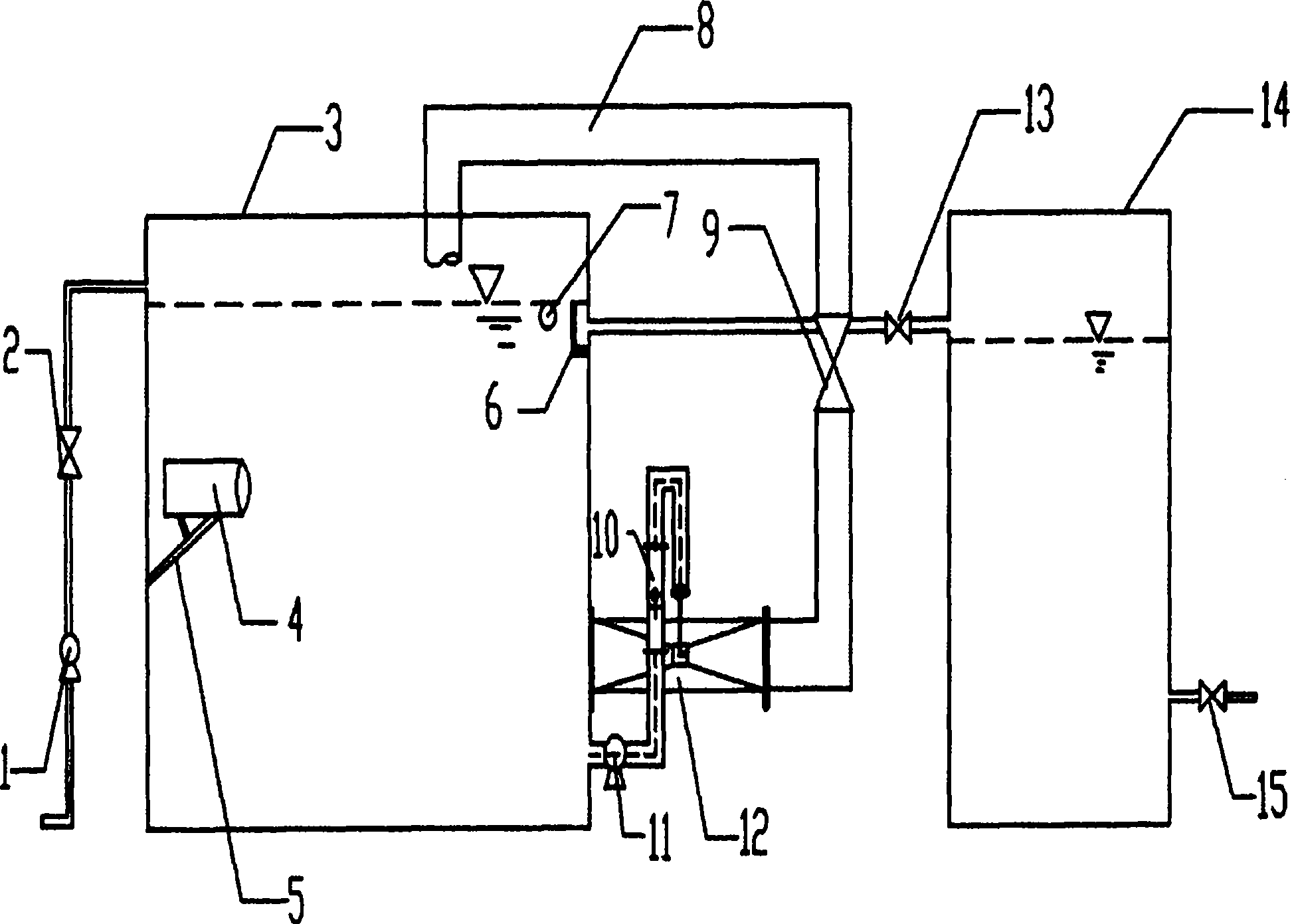 Device for treating eutrophication water blue algae