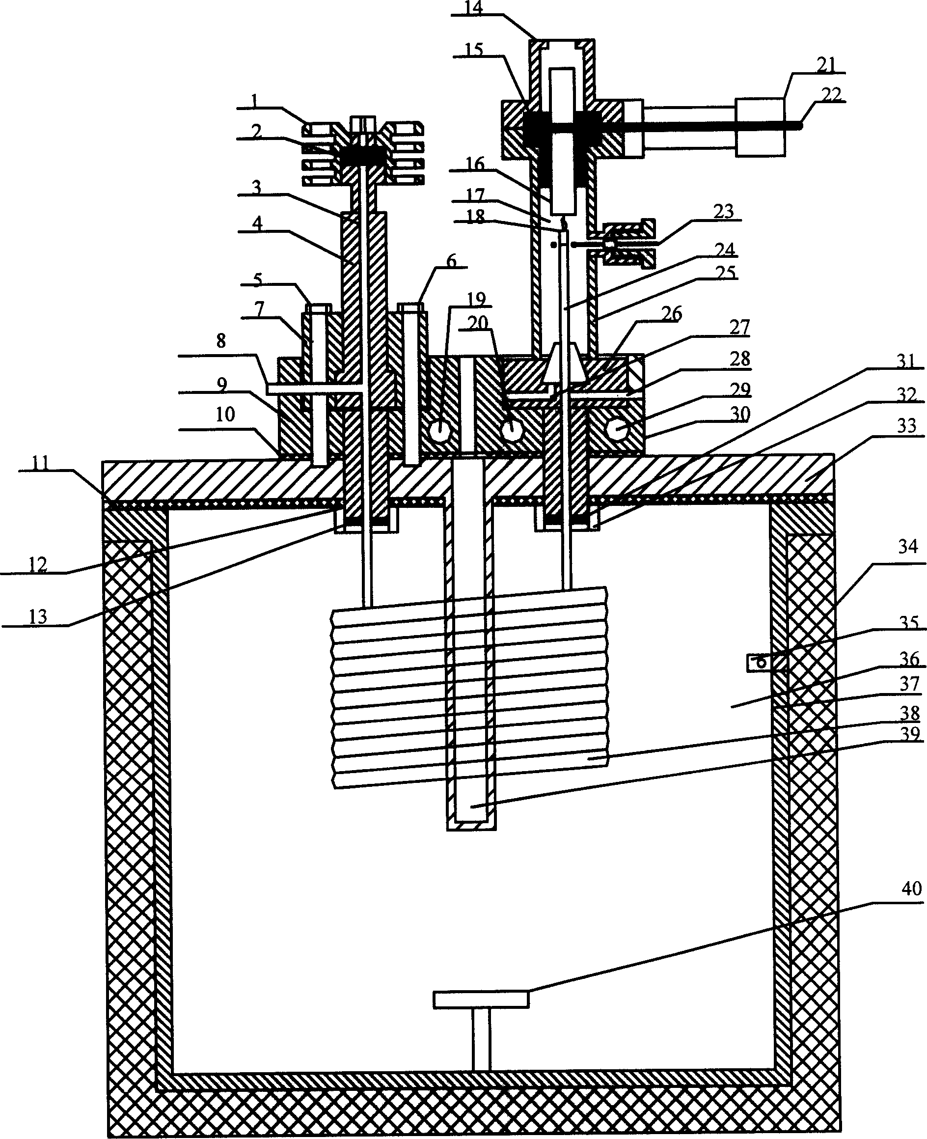 Miniature gas-phase chromatographic chamber