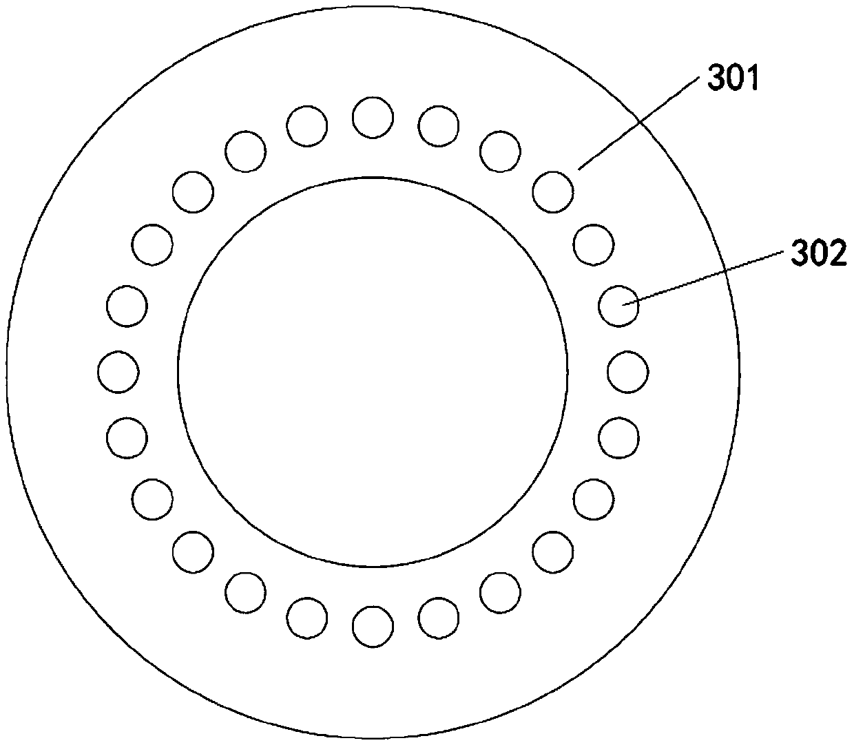 Optical fiber drawing heating furnace device using H2 and optical fiber drawing method