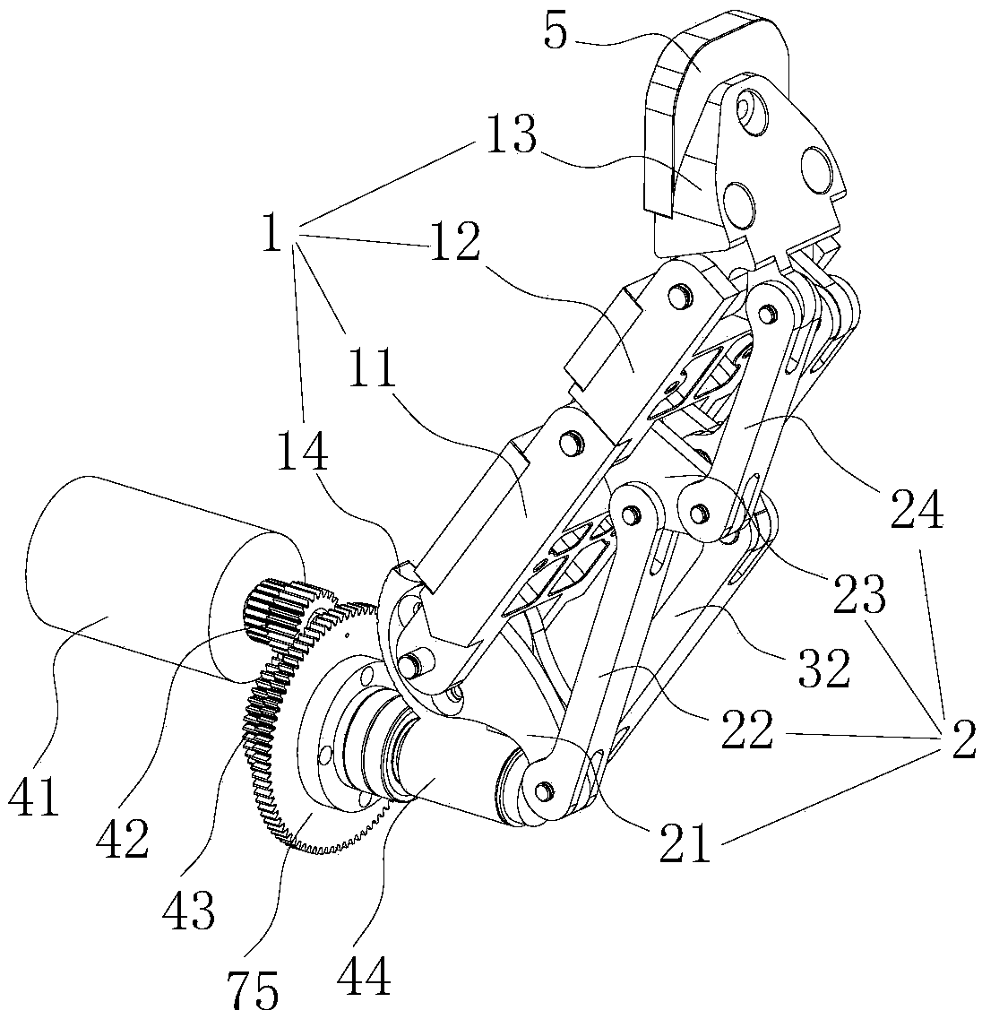 Mechanical finger and manipulator including same