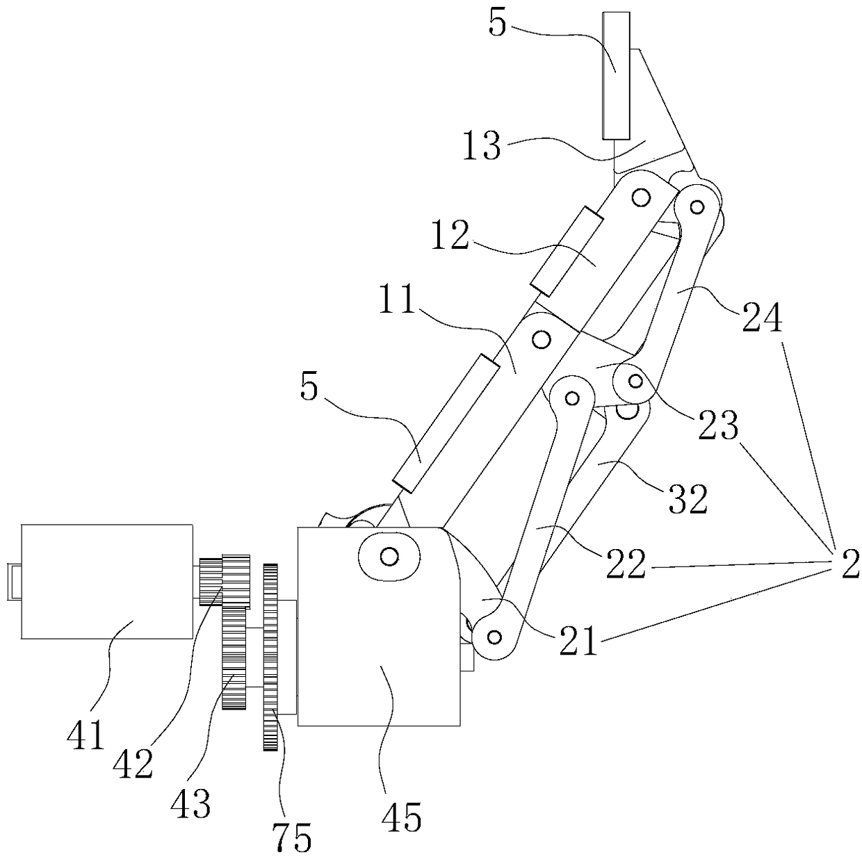 Mechanical finger and manipulator including same