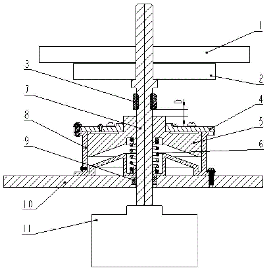 Gas buffer device for high-speed repulsion mechanism