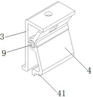 Profiled steel sheet clamp, photovoltaic module fixing device, photovoltaic system and installation method