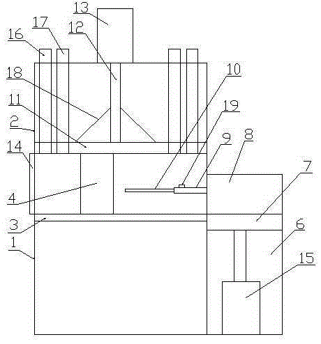 Power cell needling testing device