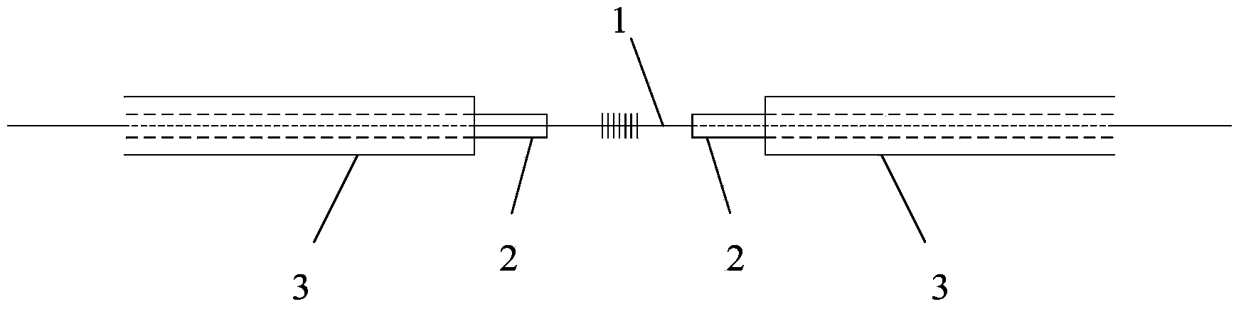 Embedded type fiber bragg grating strain transducer for surface grooved-type road and manufacturing method for embedded type fiber bragg grating strain transducer