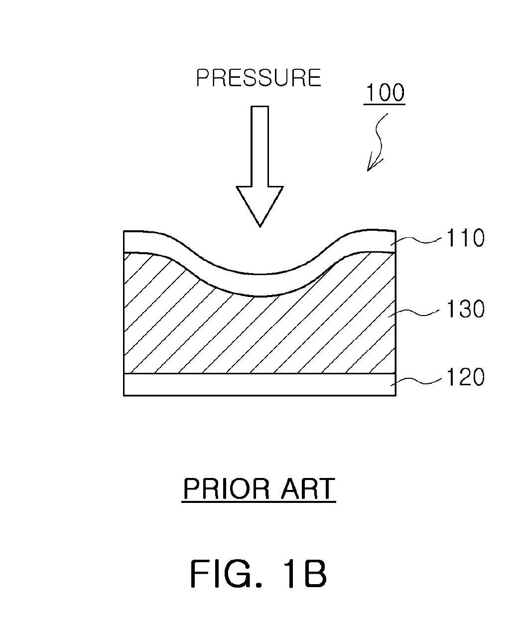 Capacitive pressure sensor and input device including the same