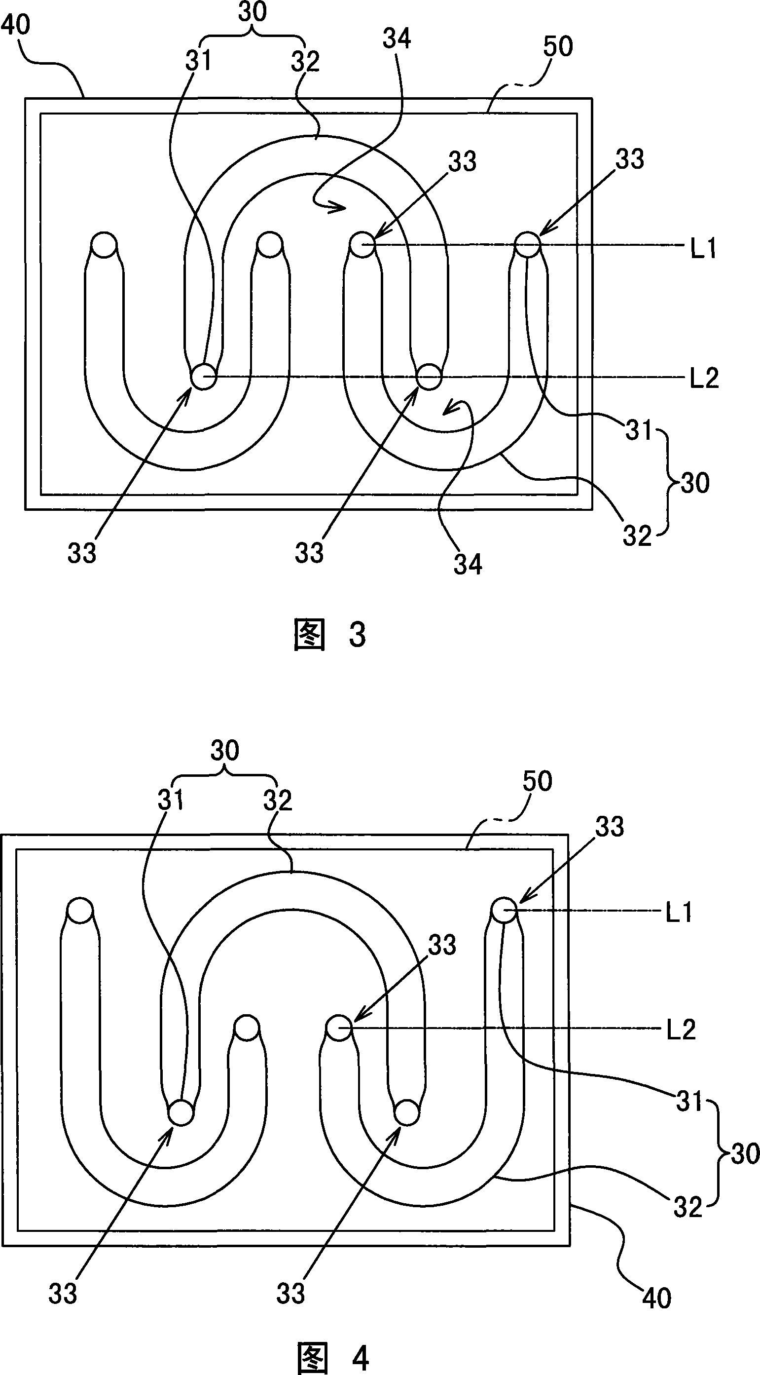 Heat pipe structure of radiator