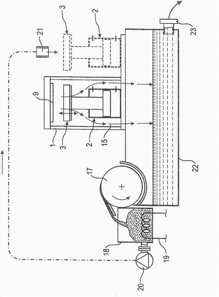 Method for separating grinding oil from grinding slurry, a separating station for separating grinding oil from grinding slurry, and a processing plant for separating grinding oil from grinding slurry