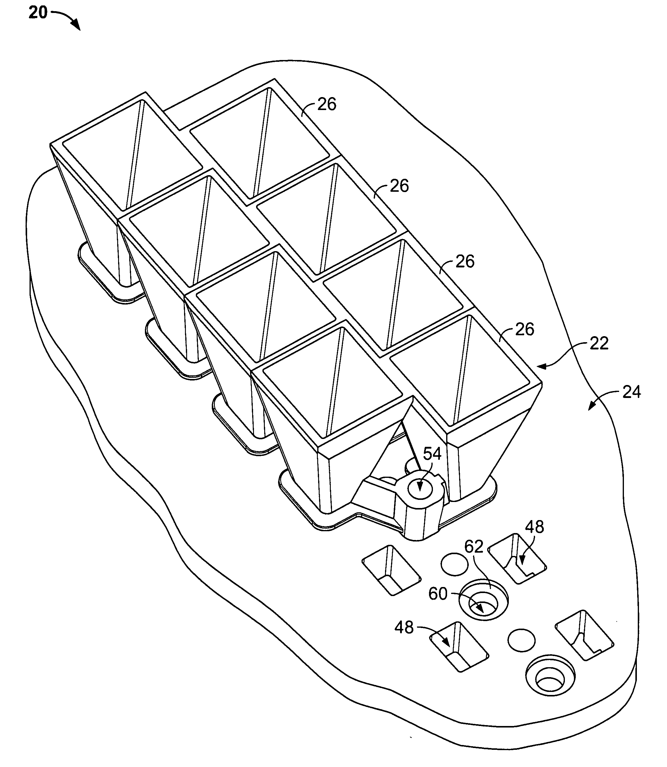 Modular waveguide feed horn