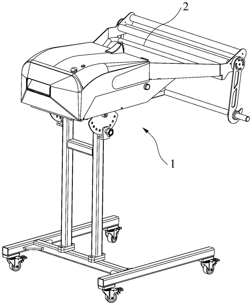 Buffer paper pad machine with paper jam detection function