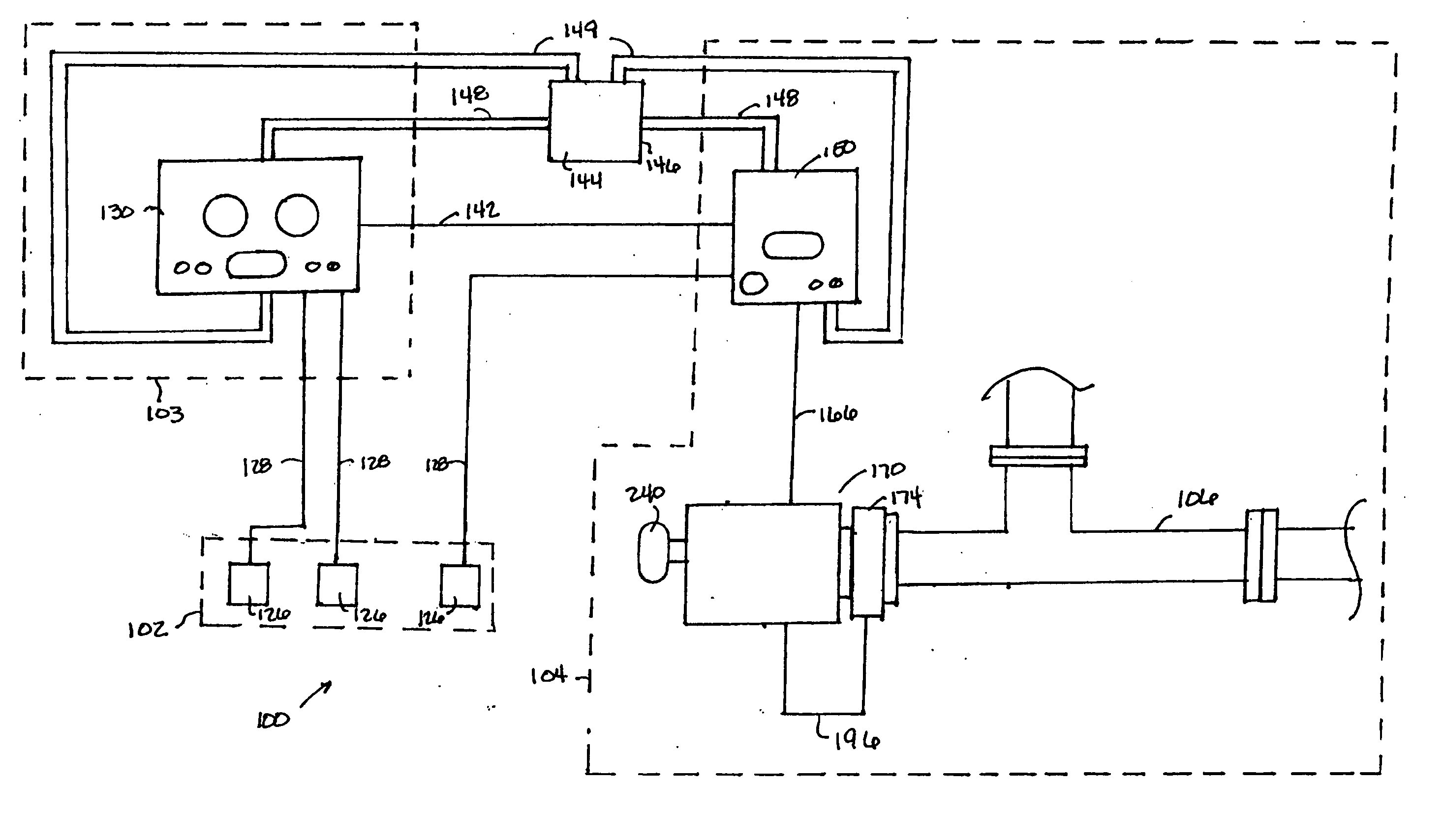 Apparatus for controlling a pressure control assembly in a hazardous area