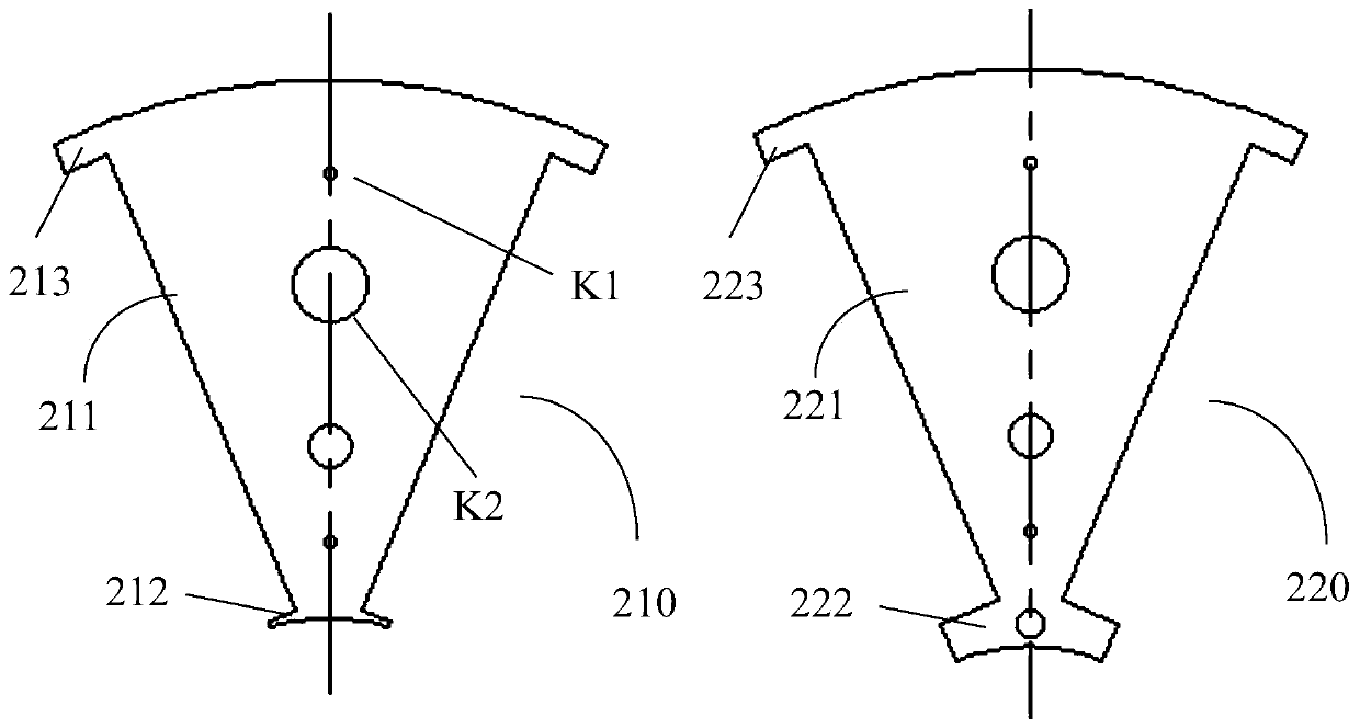 High-efficiency permanent magnet motor with low leakage flux flexible rotor