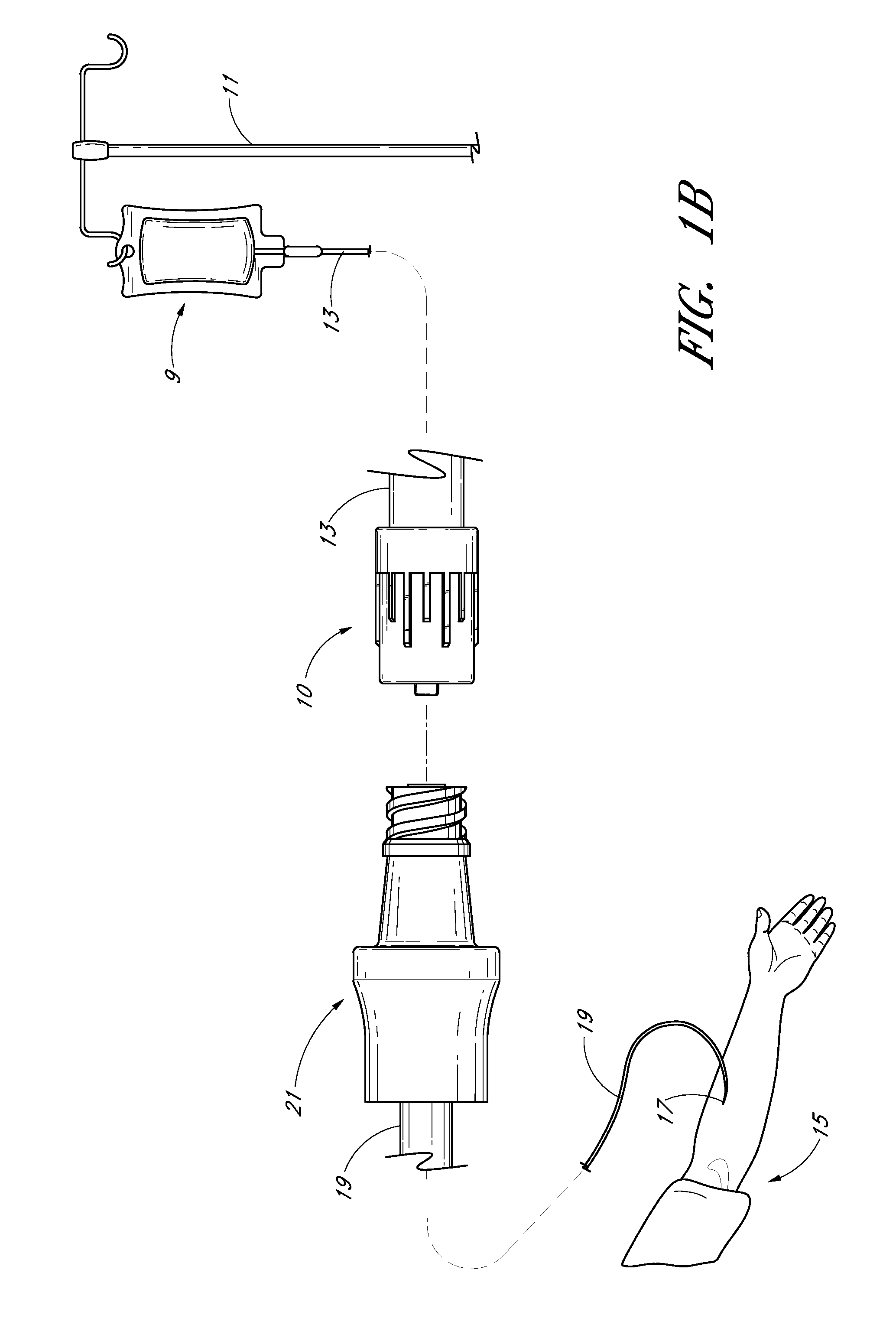 Medical connector with closeable luer connector