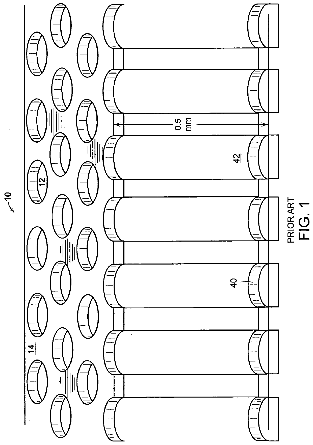 Coating process for microfluidic sample arrays