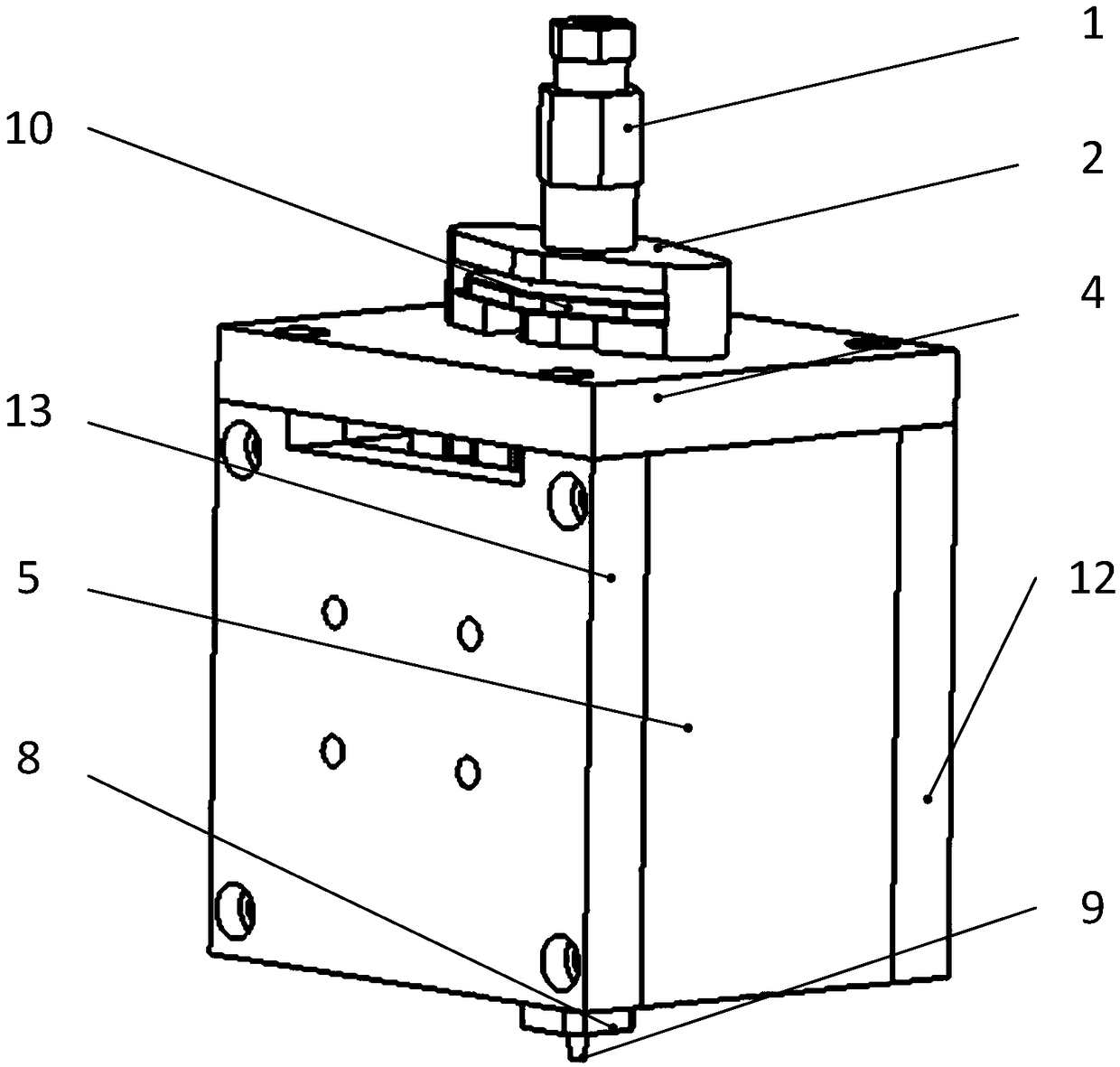 Electrofluid spray nozzle device for melt electrospinning