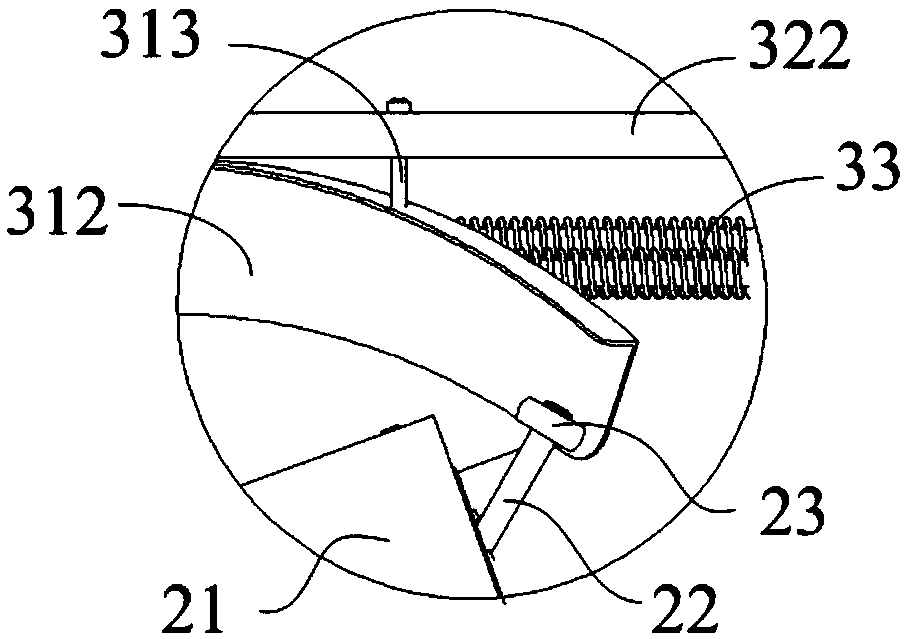 Top cover opening and closing device for freight car