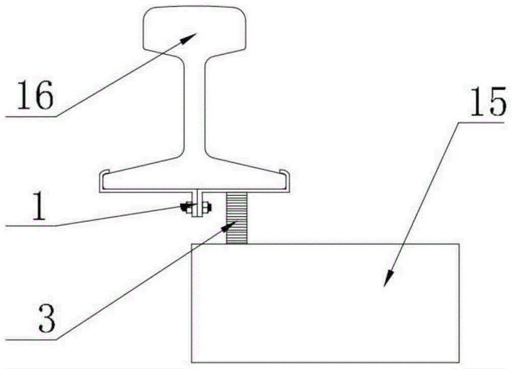 Wheel rail vibration electricity generating and energy storing system