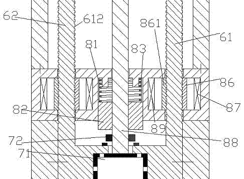 Height-adjustable medical bearing assembly