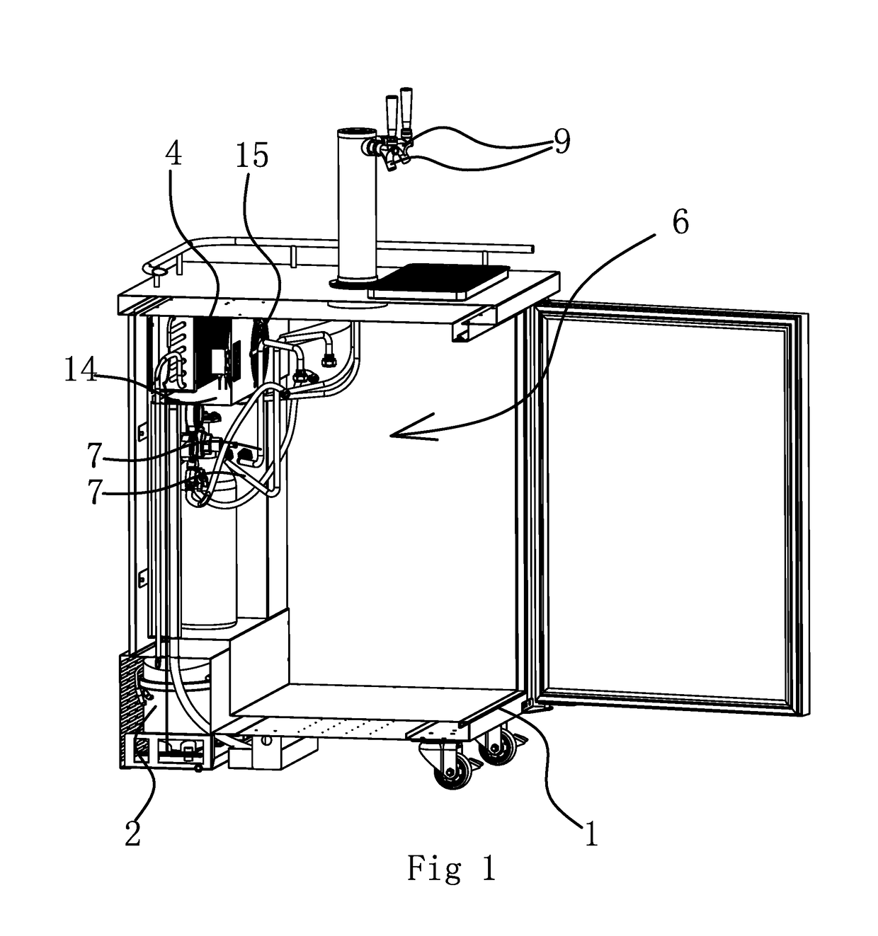 Double Cooled Draft Beer Machine