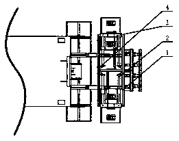 Asphalt pavement in-place hot recycling harrowing plow-shaped harrow tooth device and application of device in harrowing paving vehicle