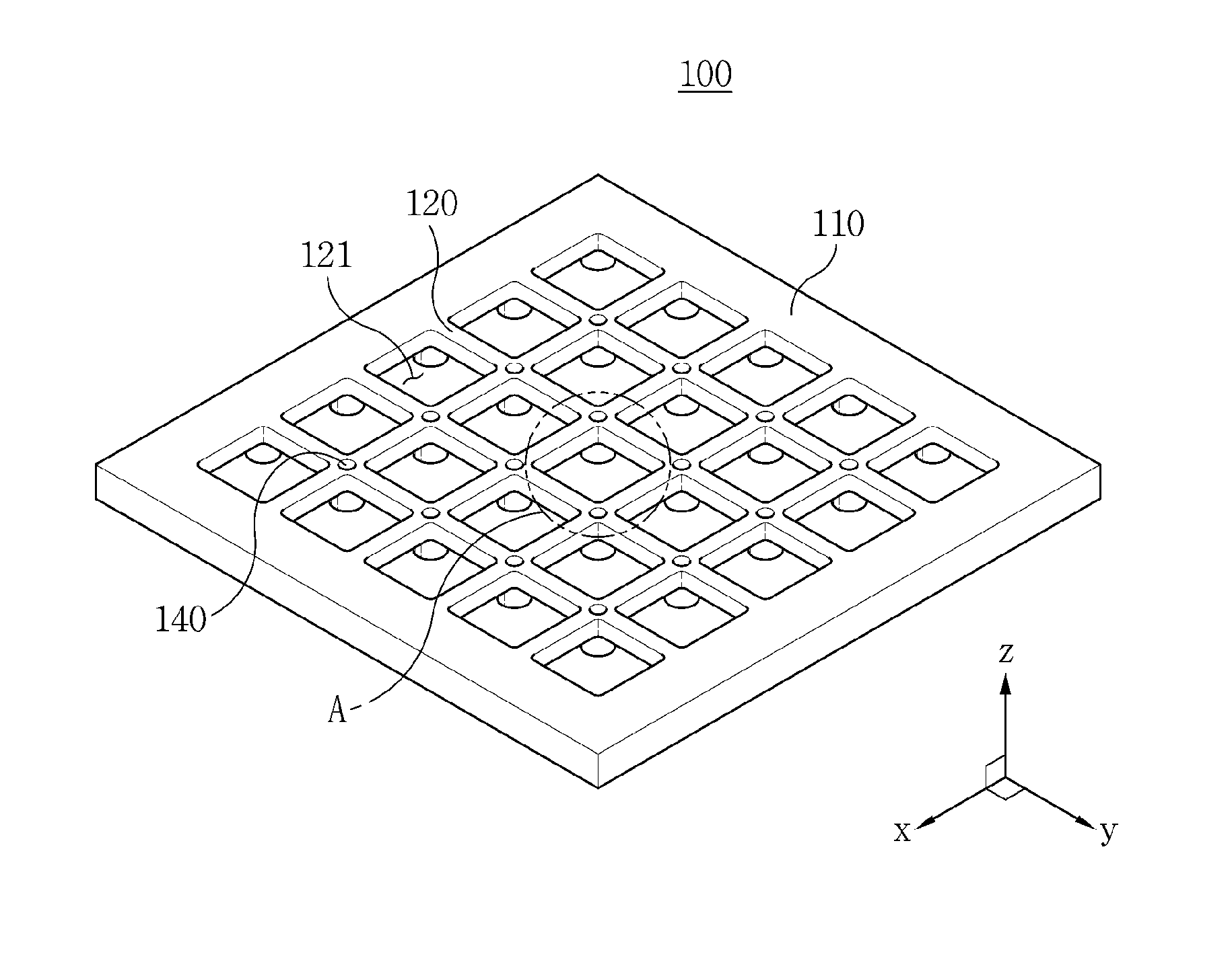 Deformation measurement sensor for measuring pressure and shearing force and structure therefor