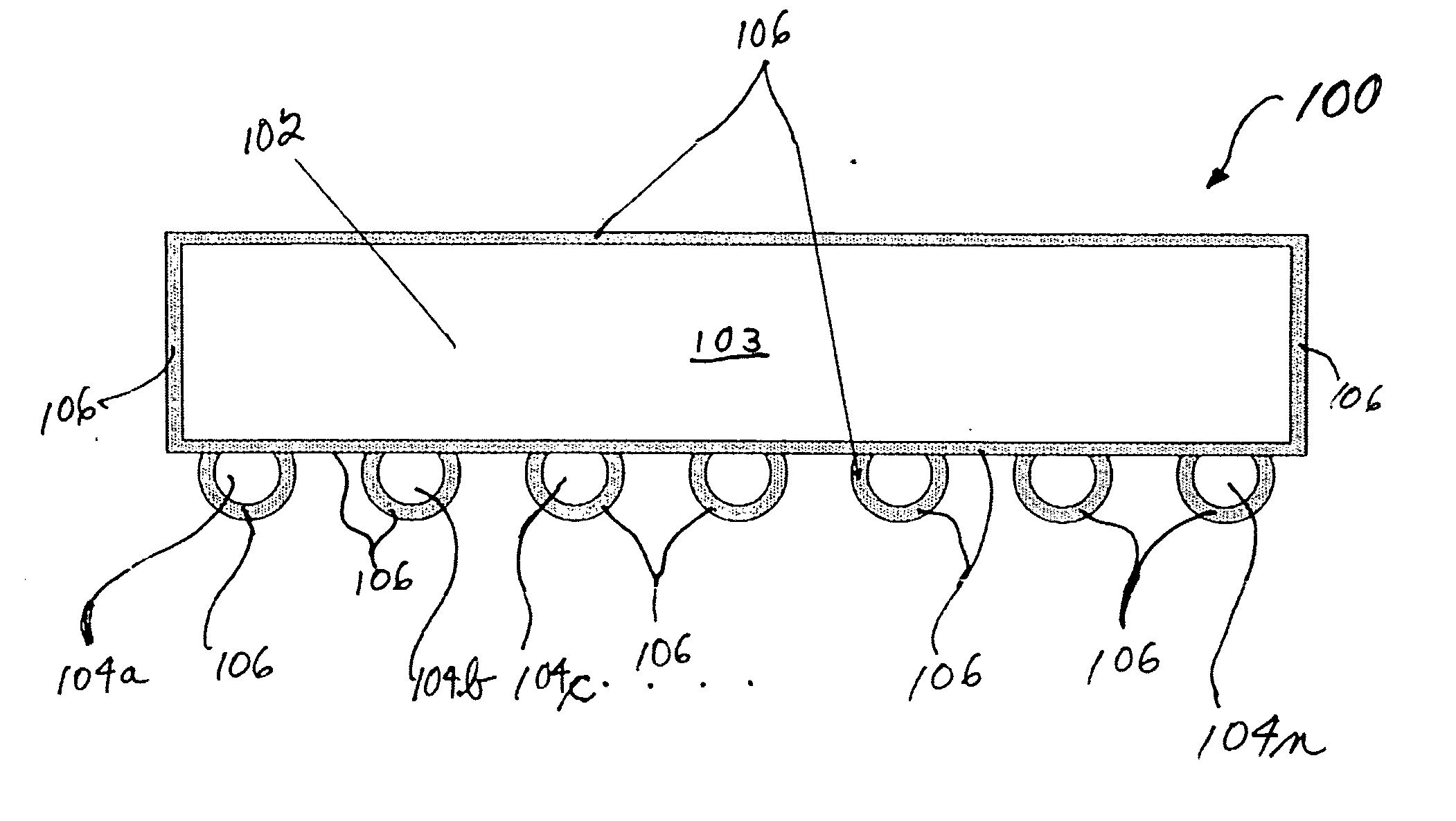 Method and apparatus for applying external coating to grid array packages for increased reliability and performance