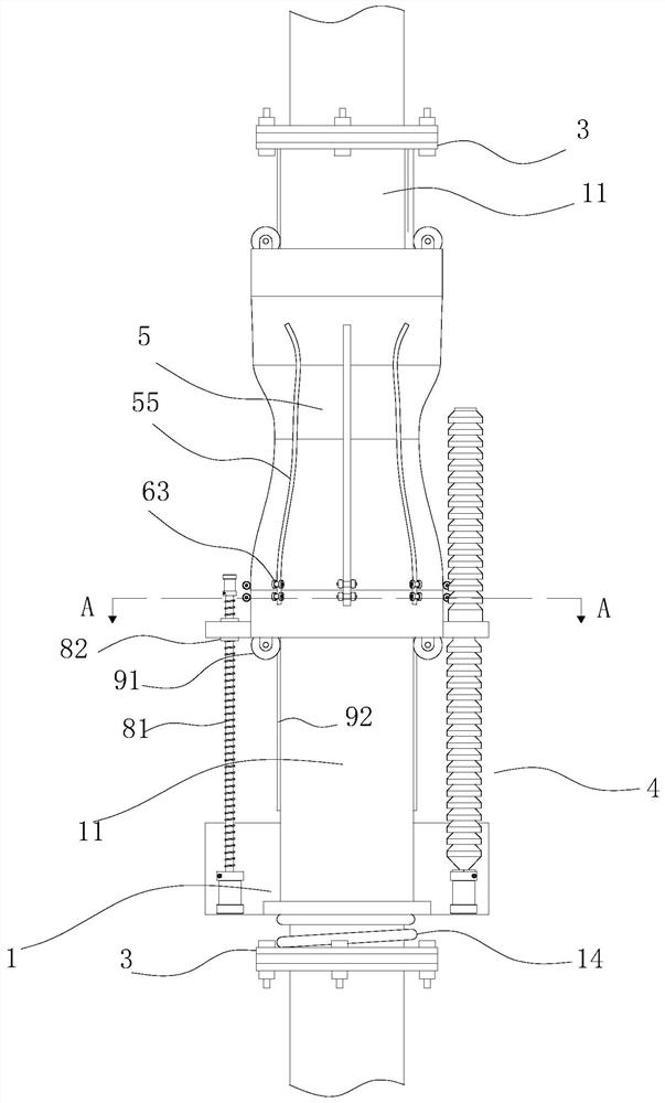 High-precision resistance-increasing pressure-adjusting control variable-diameter valve