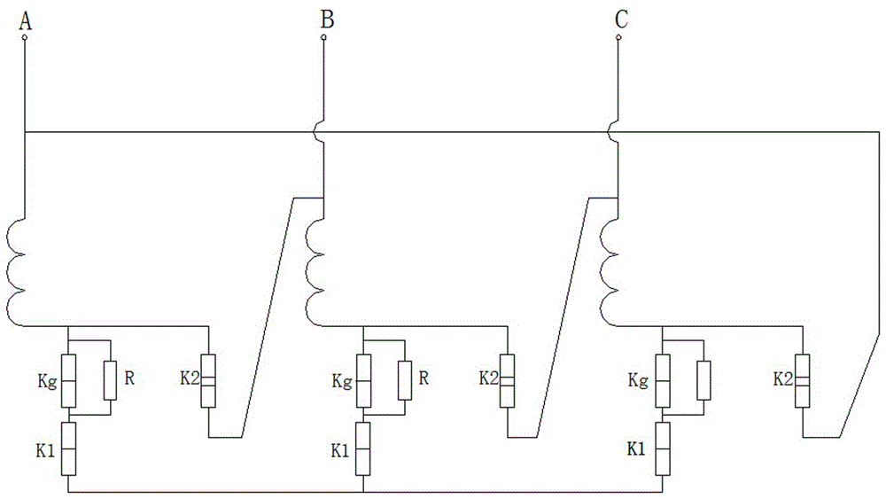 Modulating capacity transformer with three-phase imbalance resistance