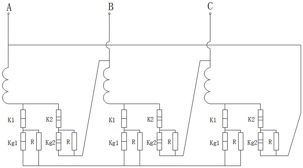 Modulating capacity transformer with three-phase imbalance resistance