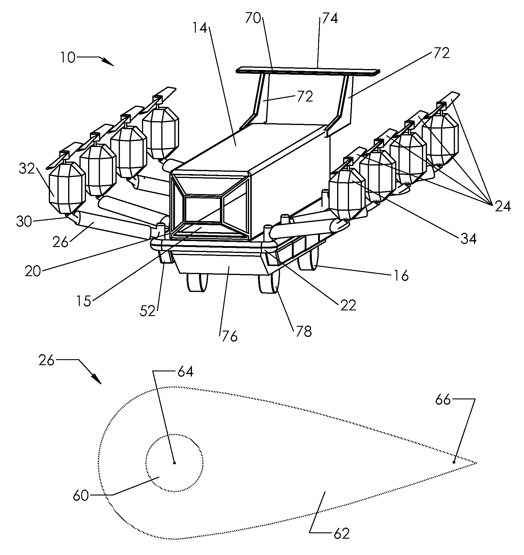 Modular flight vehicle with wings