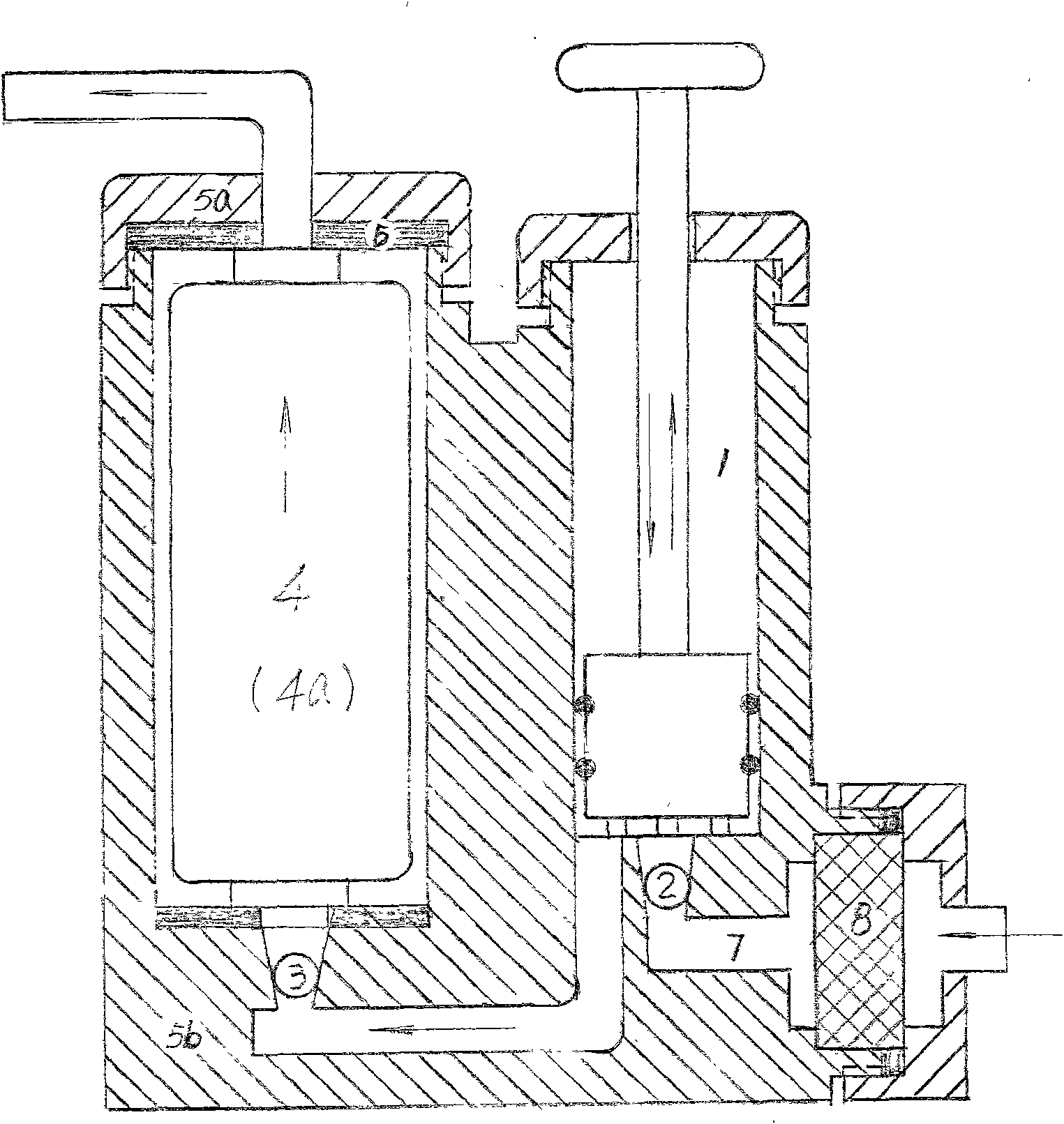 Portable intermittent water supply purifier