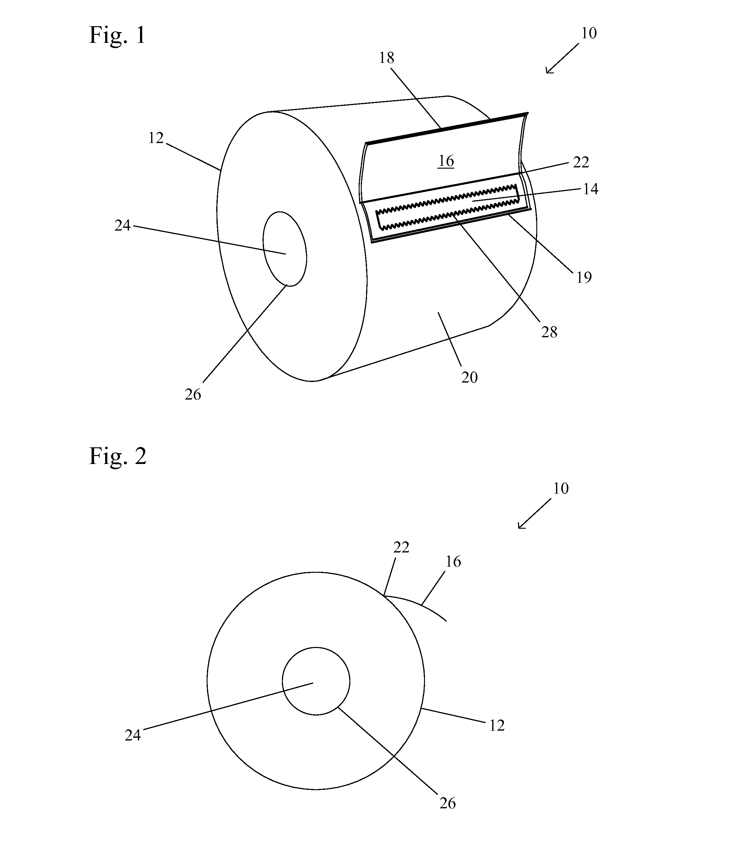 Toilet Paper Styled Wet Wipe Cartridge and Dispenser