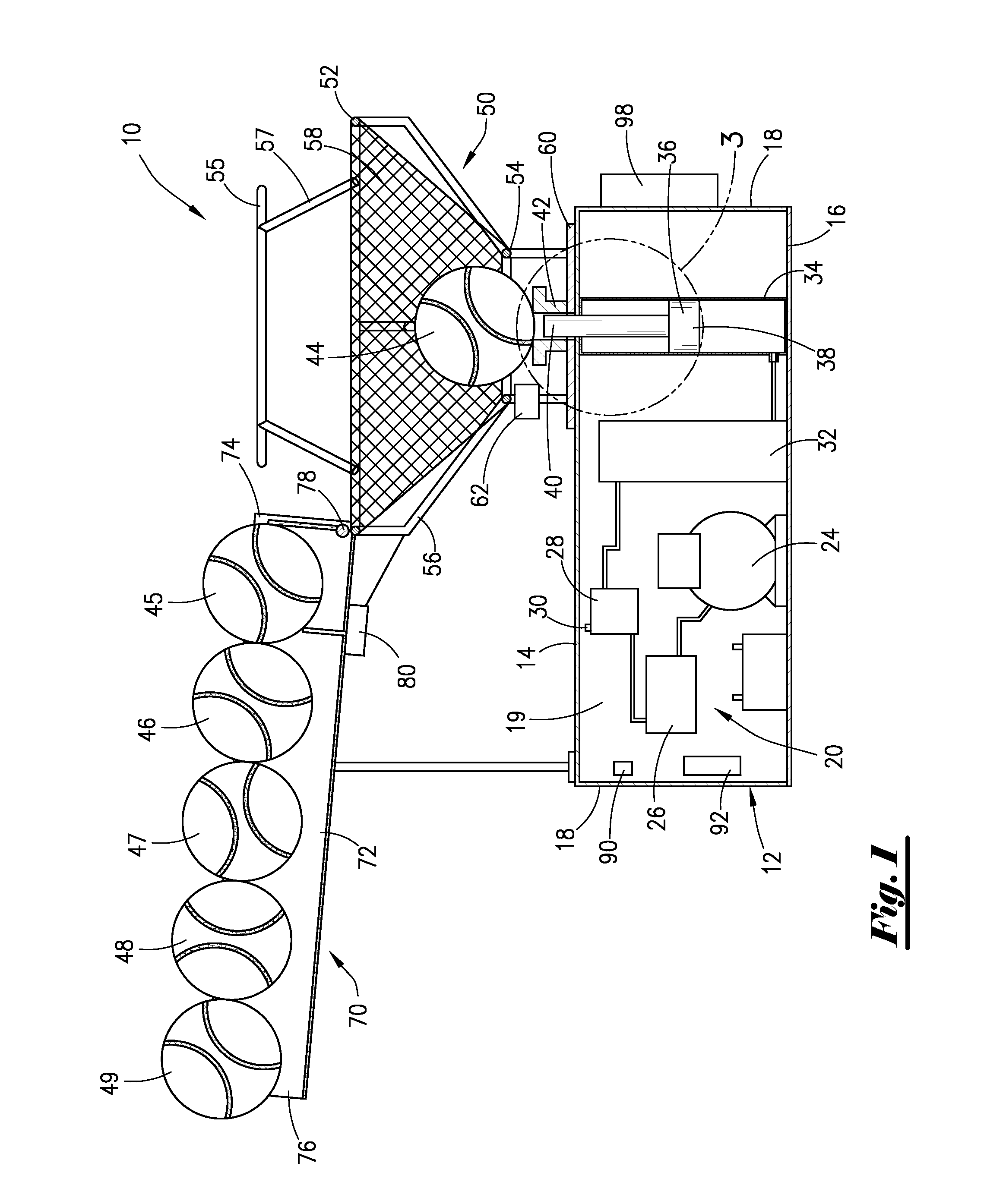 Portable batting device and method