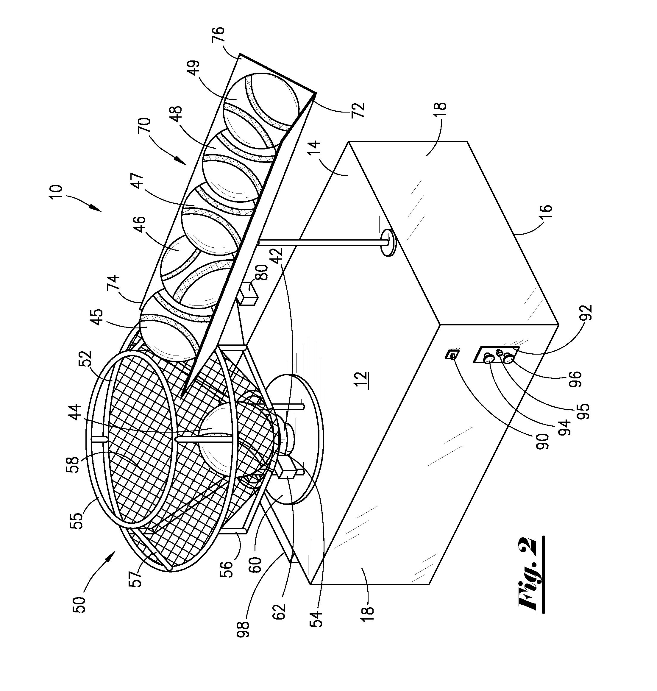 Portable batting device and method