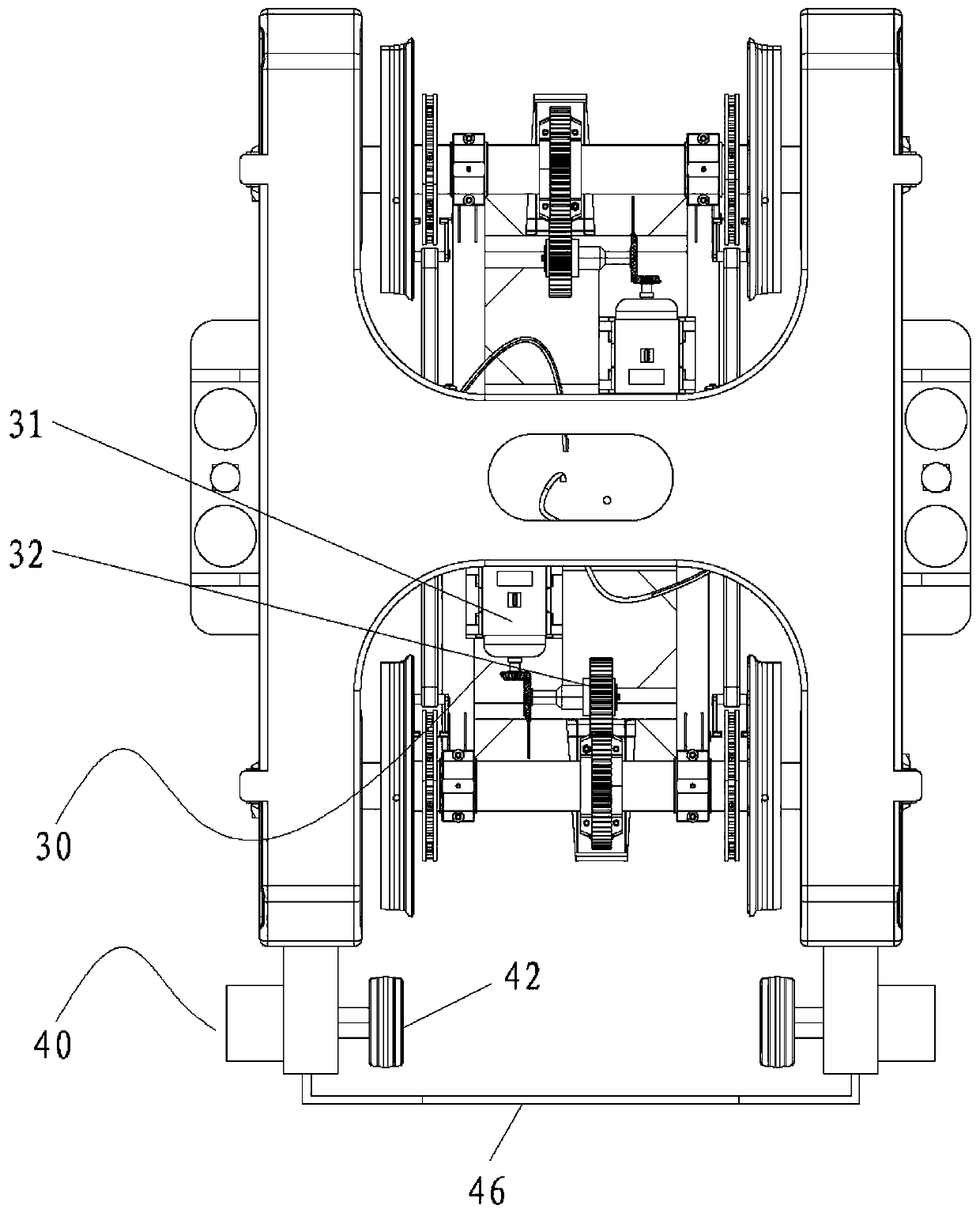 Light rail bogie